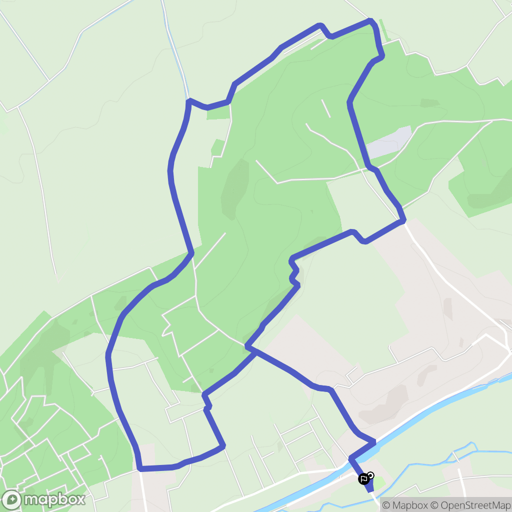 Sommerviller : carte du parcours de randonnée - France