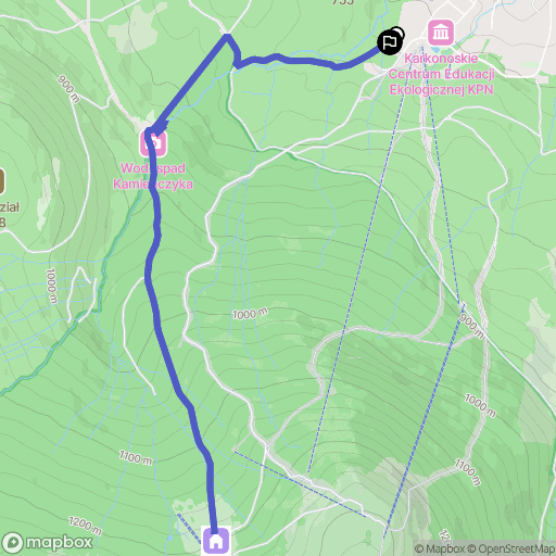 Szklarska Poręba: mapa trasy - Poland