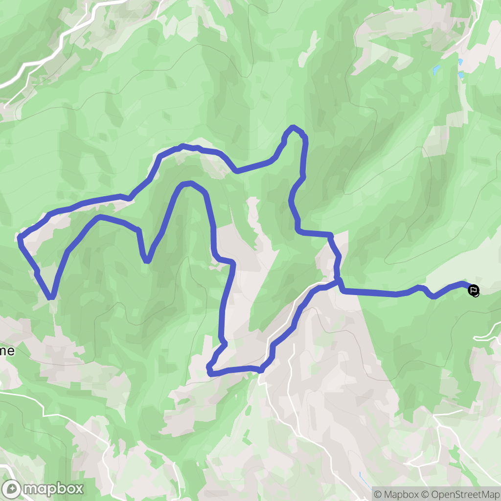 Saint-Étienne-la-Varenne : carte du parcours de randonnée - France
