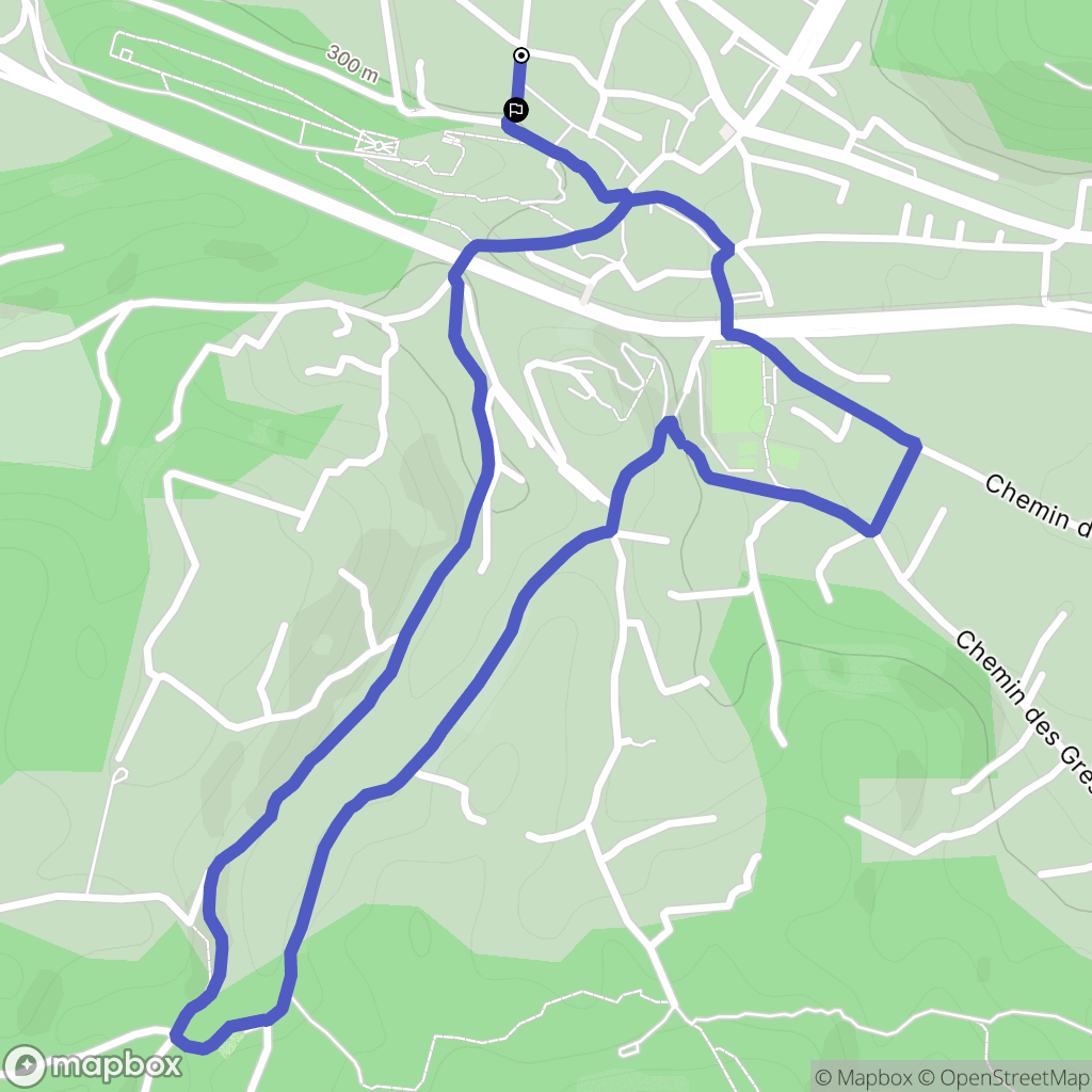 Tourves : carte du parcours de randonnée - France