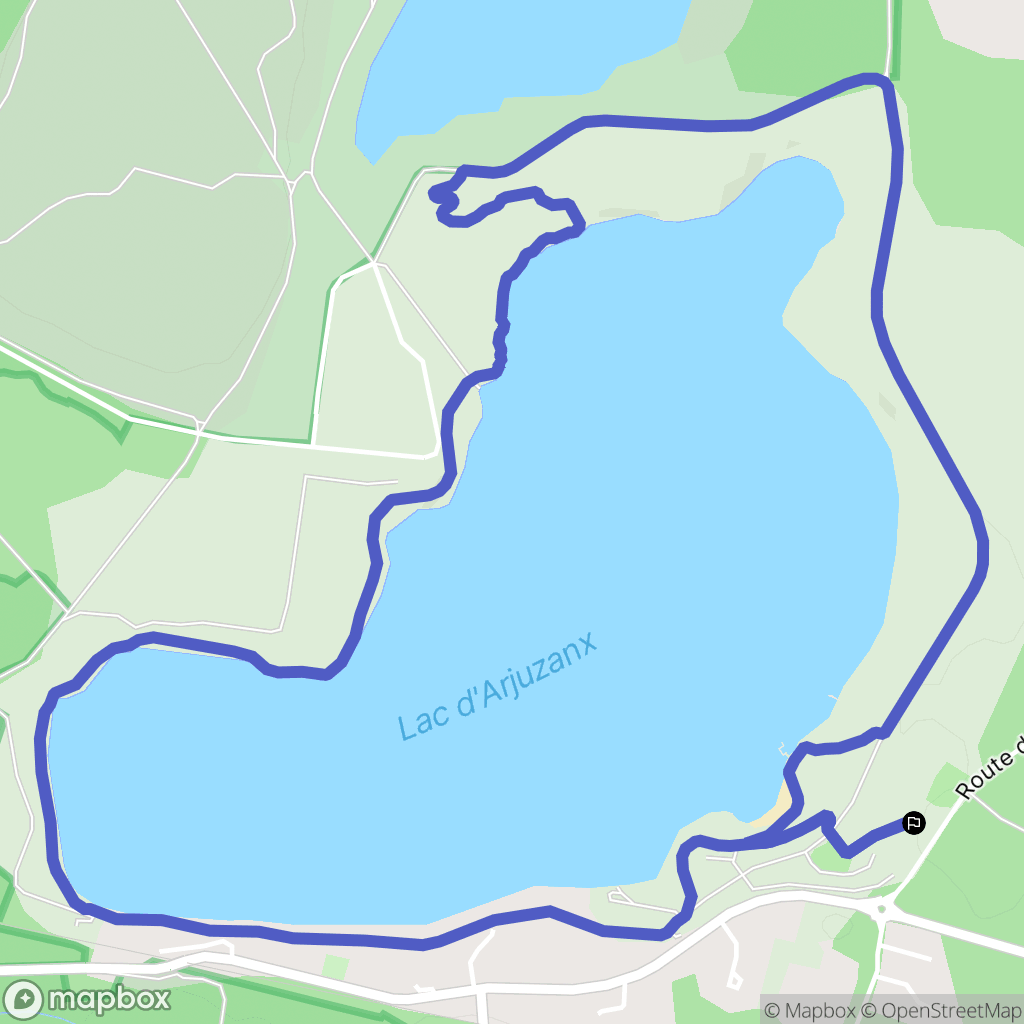 Morcenx-la-Nouvelle : carte du parcours de randonnée - France