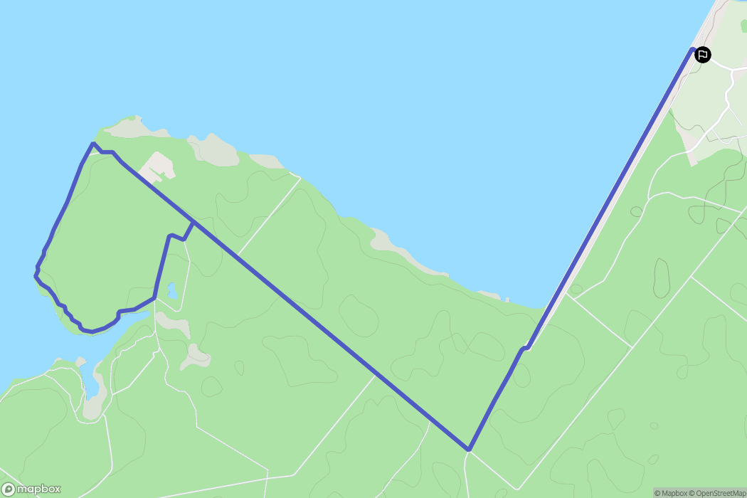 Zabrzeg: mapa trasy - Poland