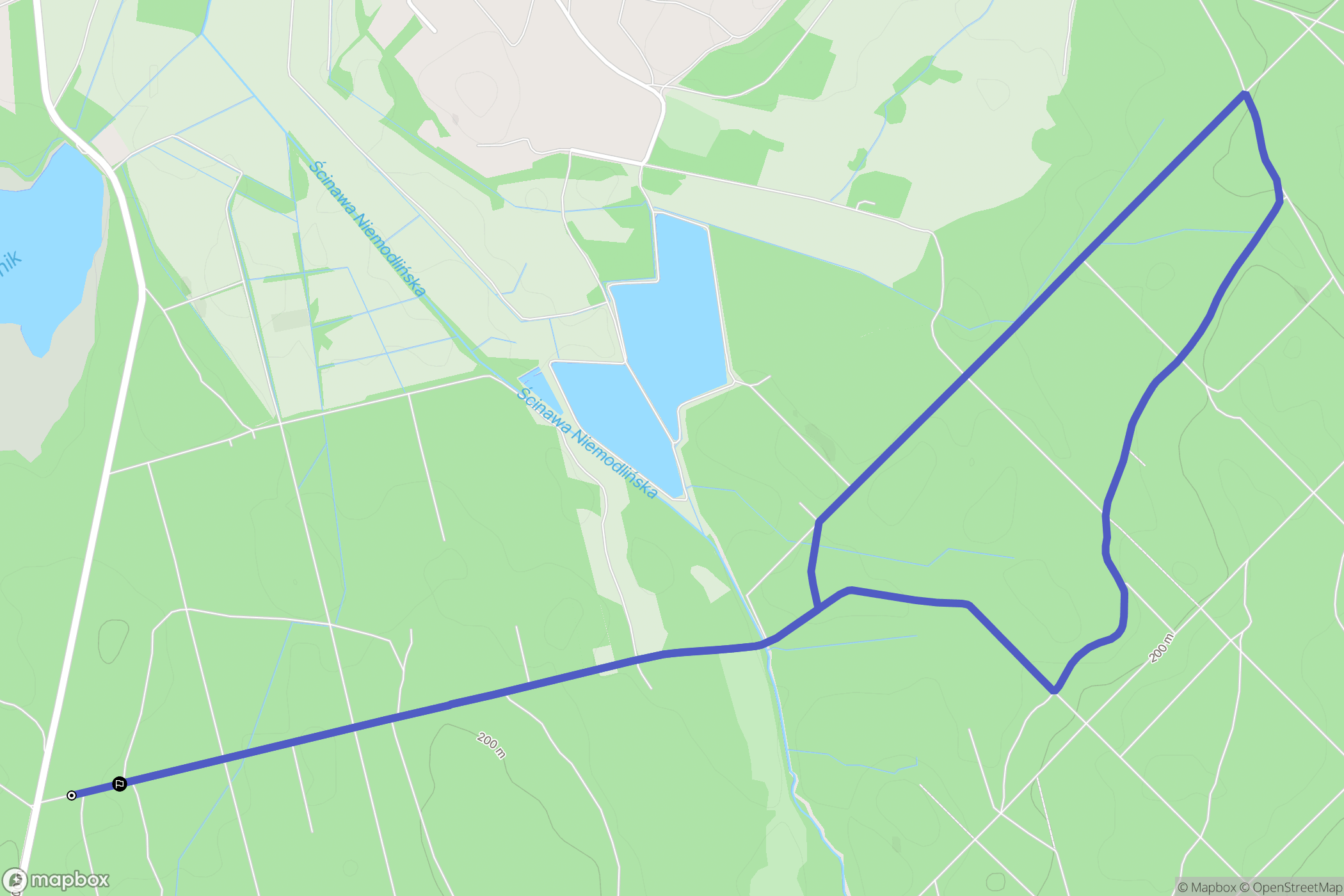 Sowin: mapa trasy - Poland