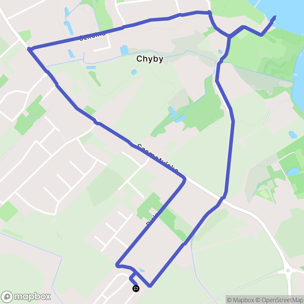 Baranowo: mapa trasy - Poland
