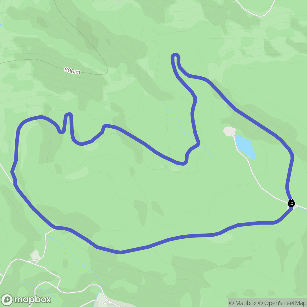 Cleurie : carte du parcours de randonnée - France