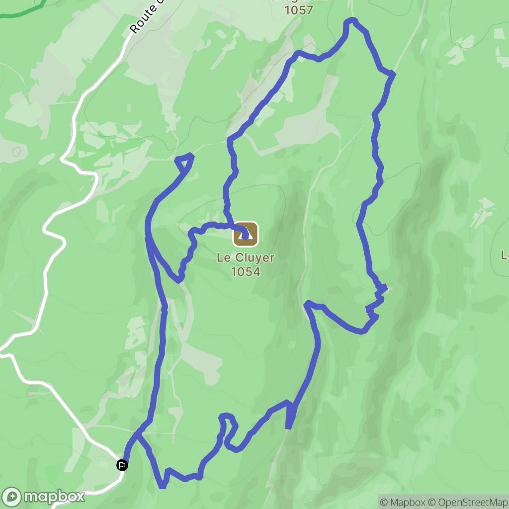 Saint-Saturnin-lès-Apt : carte du parcours de randonnée - France