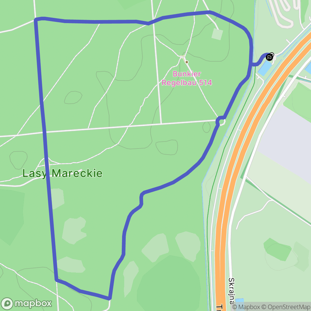 Nadma: mapa trasy - Poland