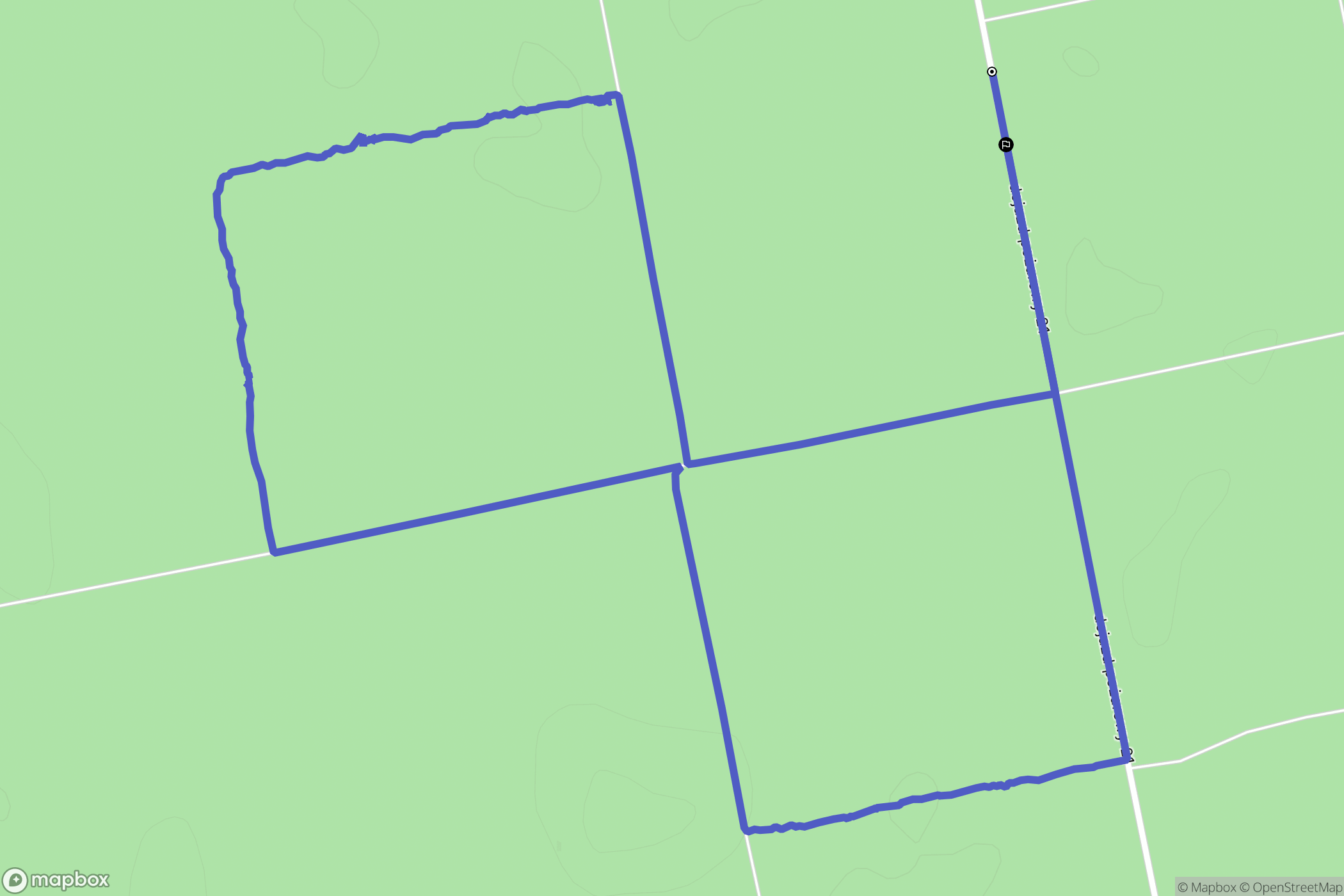Ruciane-Nida: mapa trasy - Poland