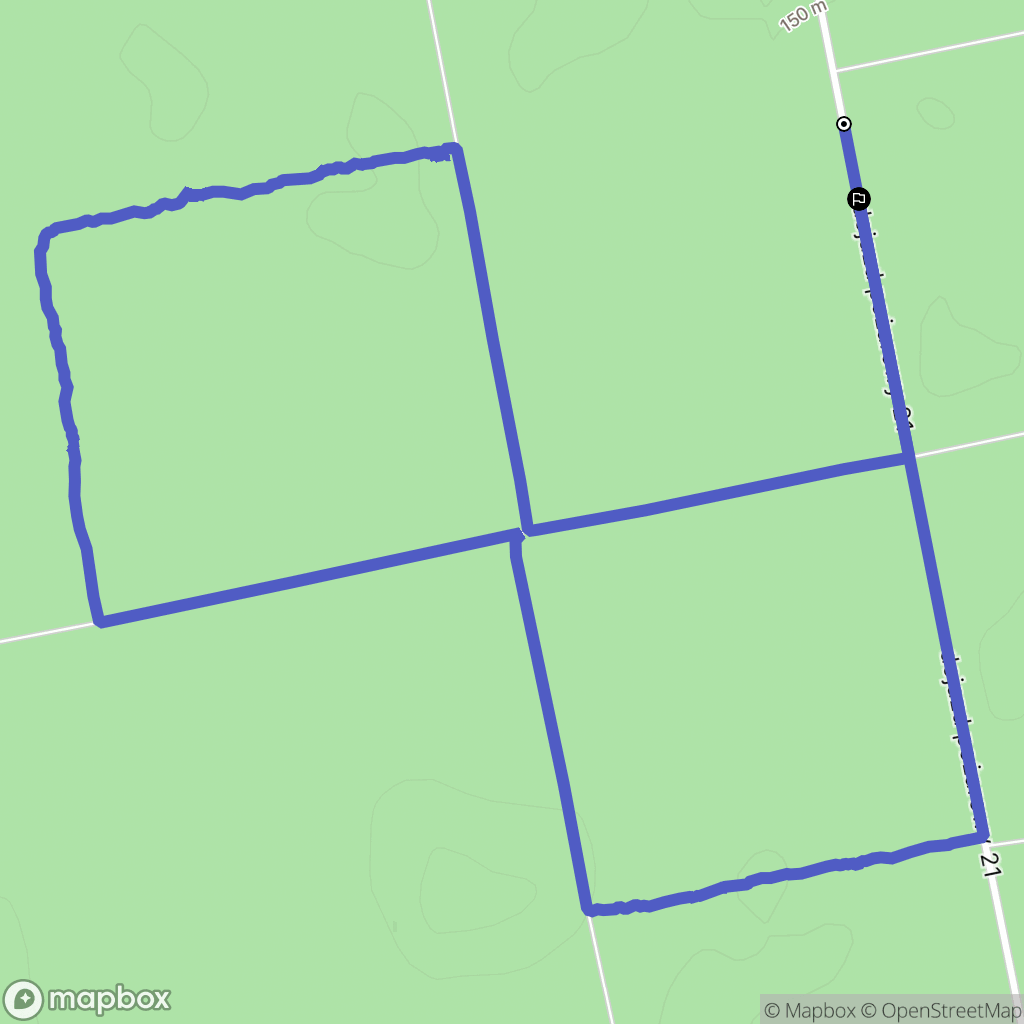 Ruciane-Nida: mapa trasy - Poland