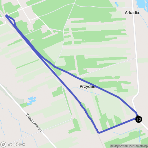 Bobrowniki: mapa trasy - Poland