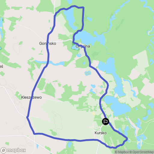 Kursko: mapa trasy - Poland