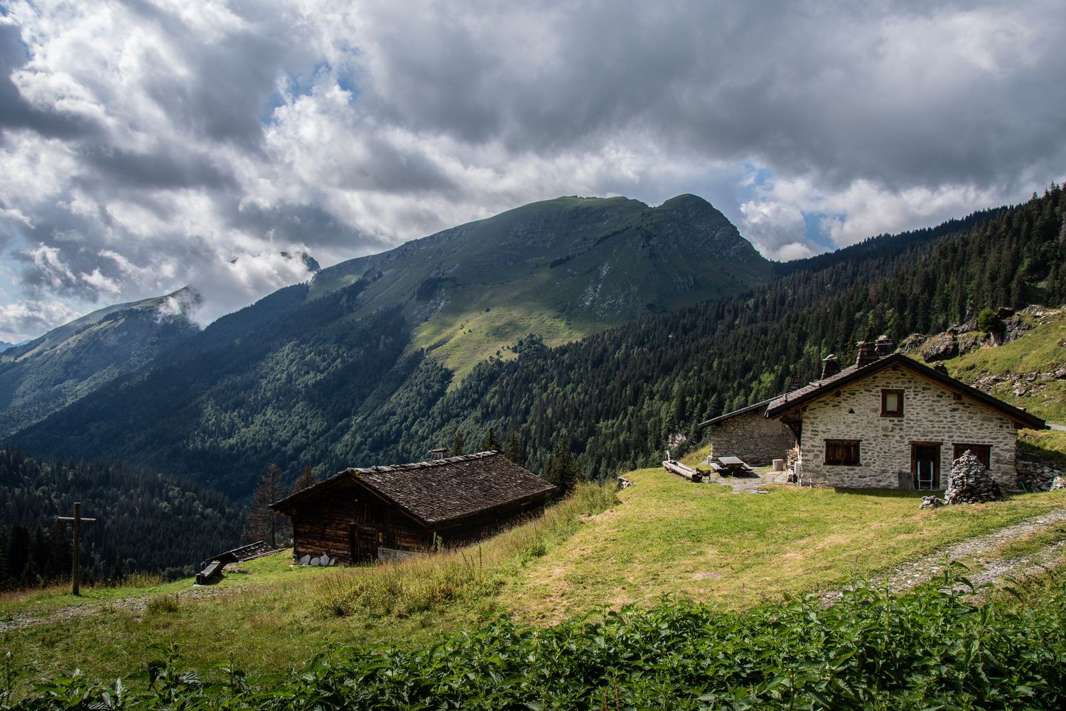 Les Lindarets, point de départ de la rando à la cascade des Brochaux.