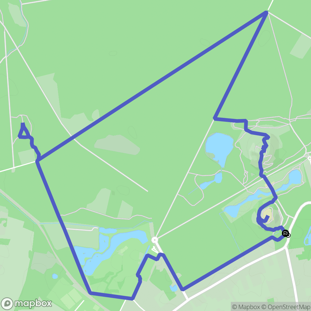 Raismes : carte du parcours de randonnée - France
