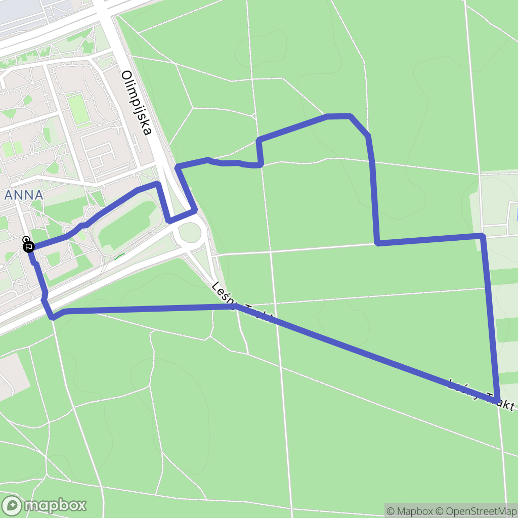 Toruń: mapa trasy - Poland