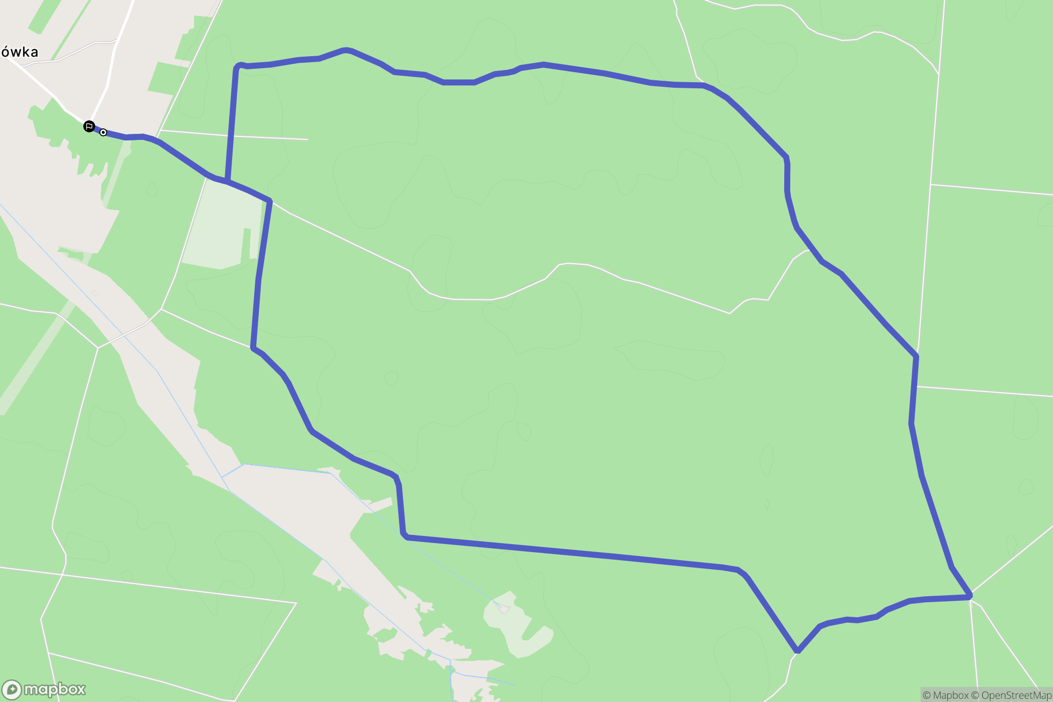 Knapówka: mapa trasy - Poland