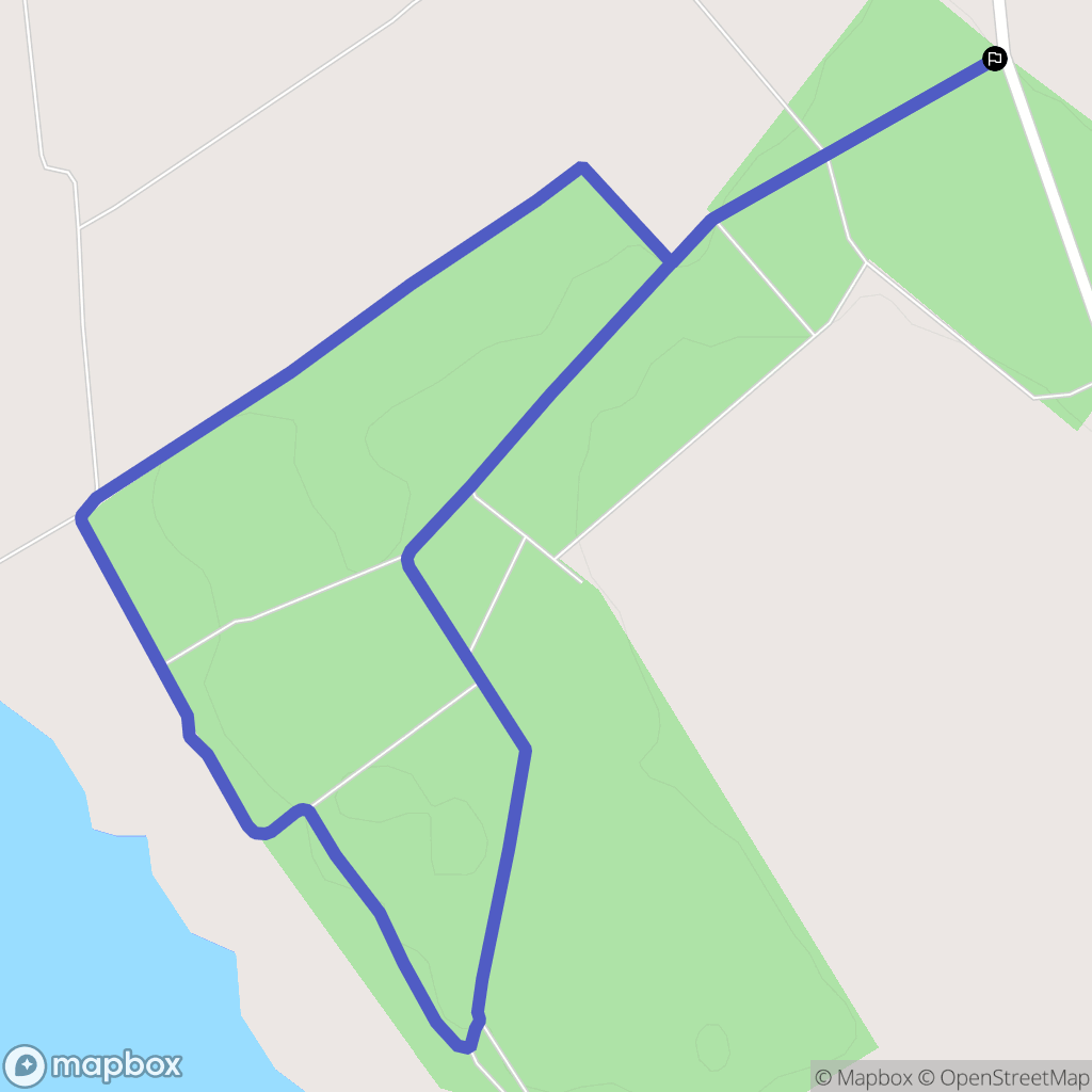 Gryżyna: mapa trasy - Poland
