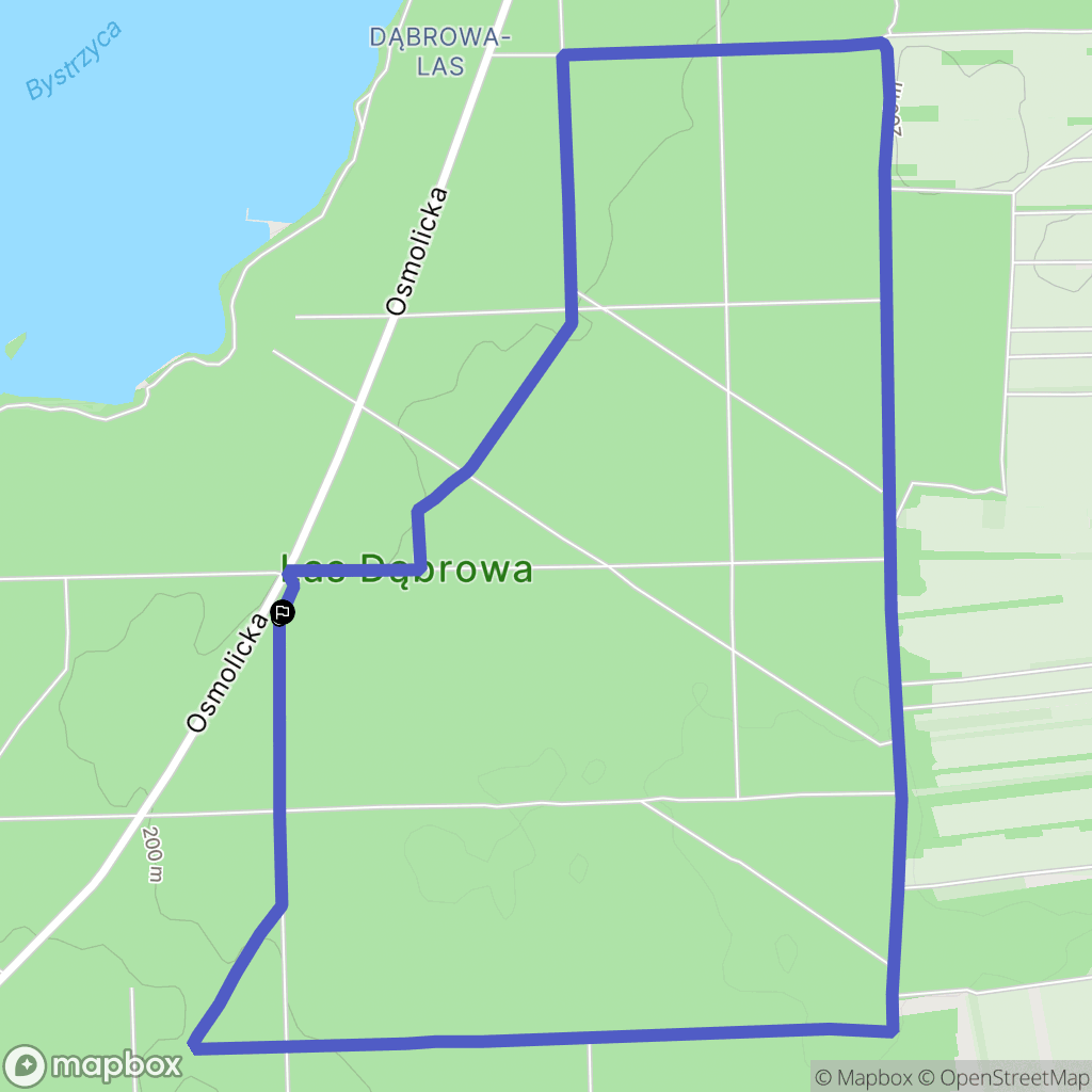 Lublin: mapa trasy - Poland