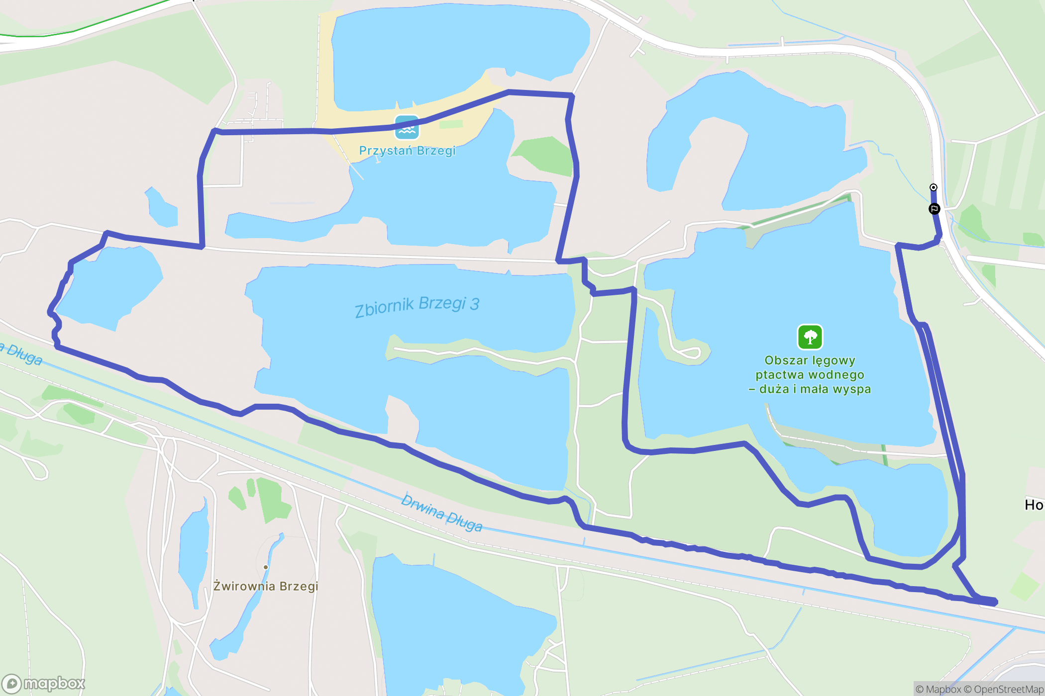 Kraków: mapa trasy - Poland