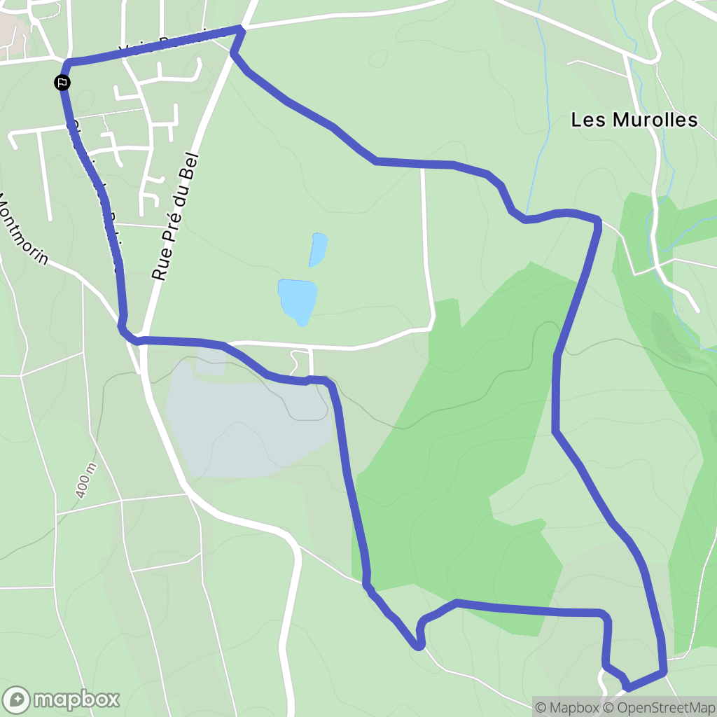 Billom : carte du parcours de randonnée - France