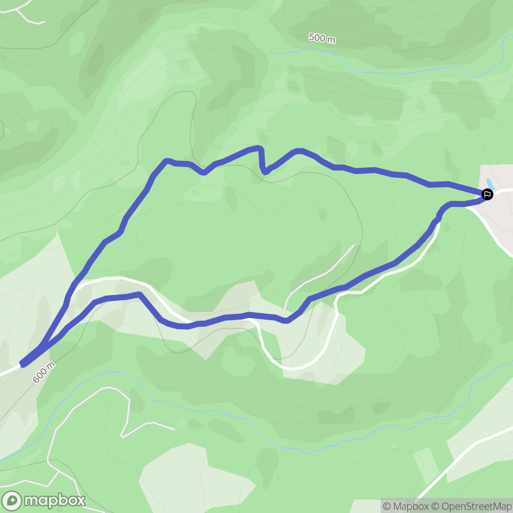 Marcilly-le-Châtel : carte du parcours de randonnée - France