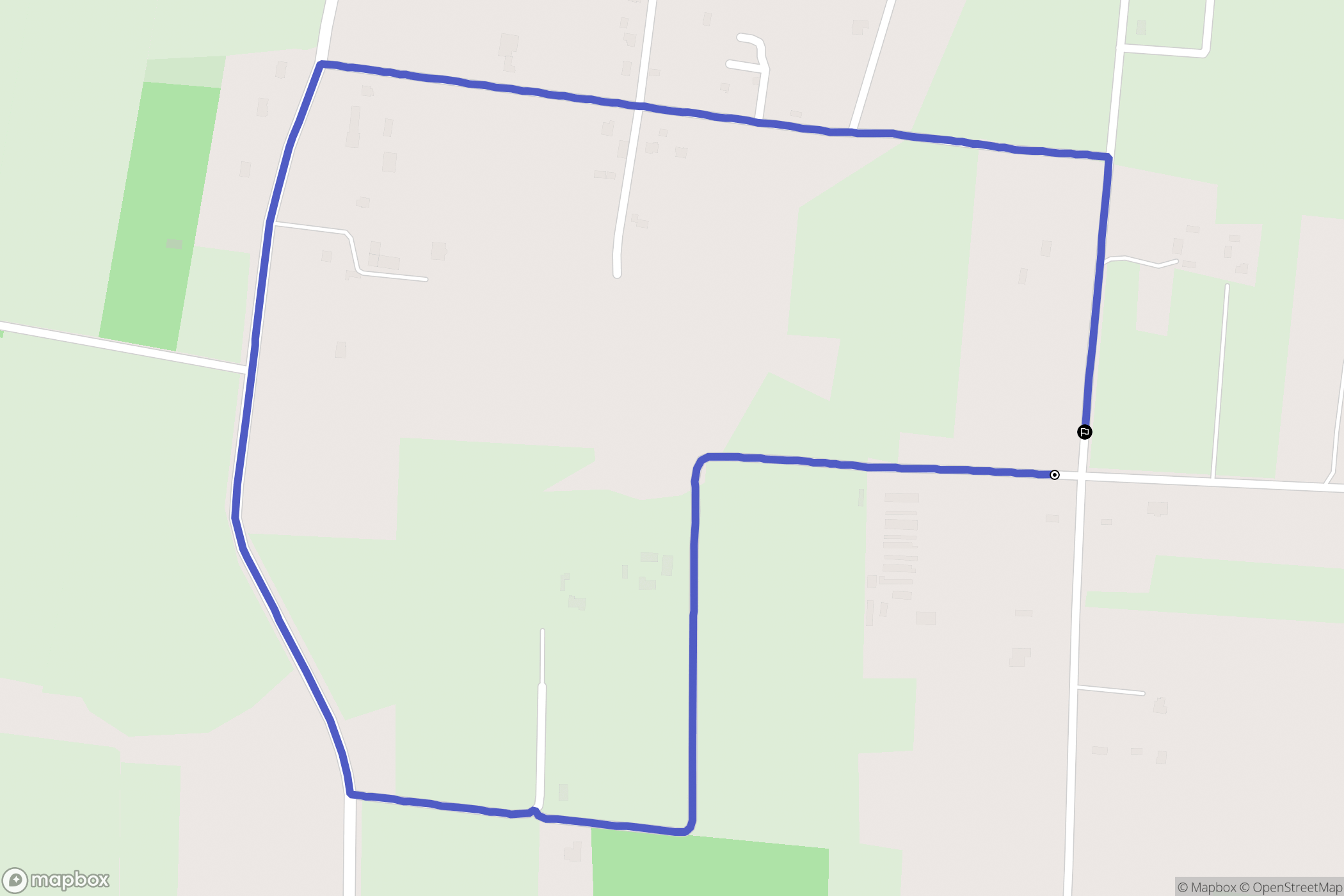 Cholewy: mapa trasy - Poland