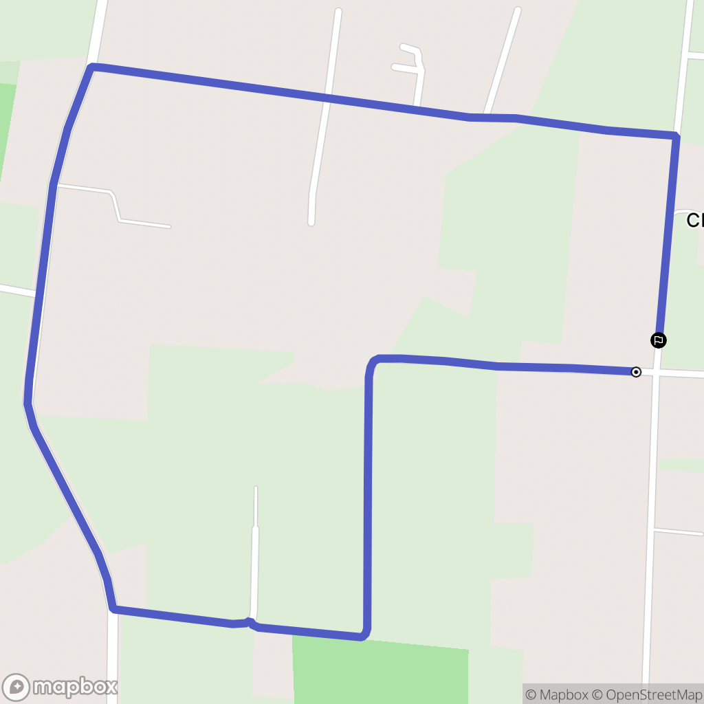Cholewy: mapa trasy - Poland