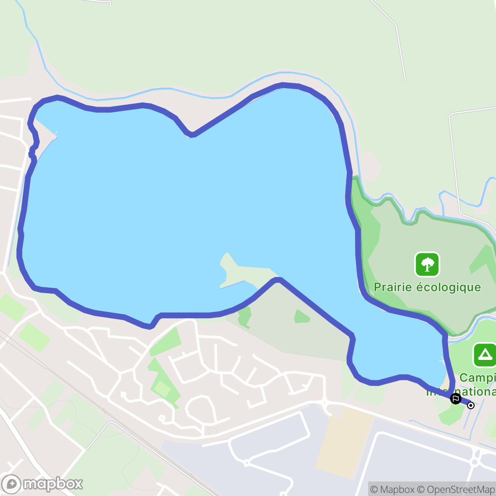 Vaivre-et-Montoille : carte du parcours de randonnée - France