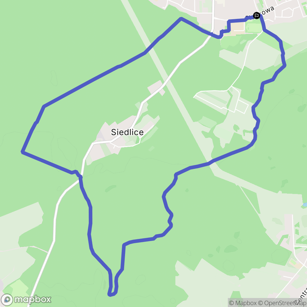 Police: mapa trasy - Poland