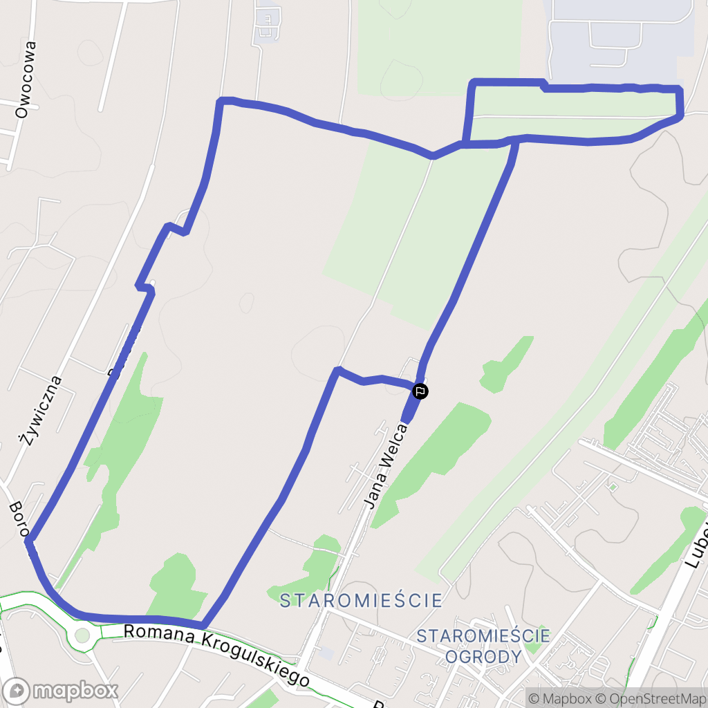Rzeszów: mapa trasy - Poland