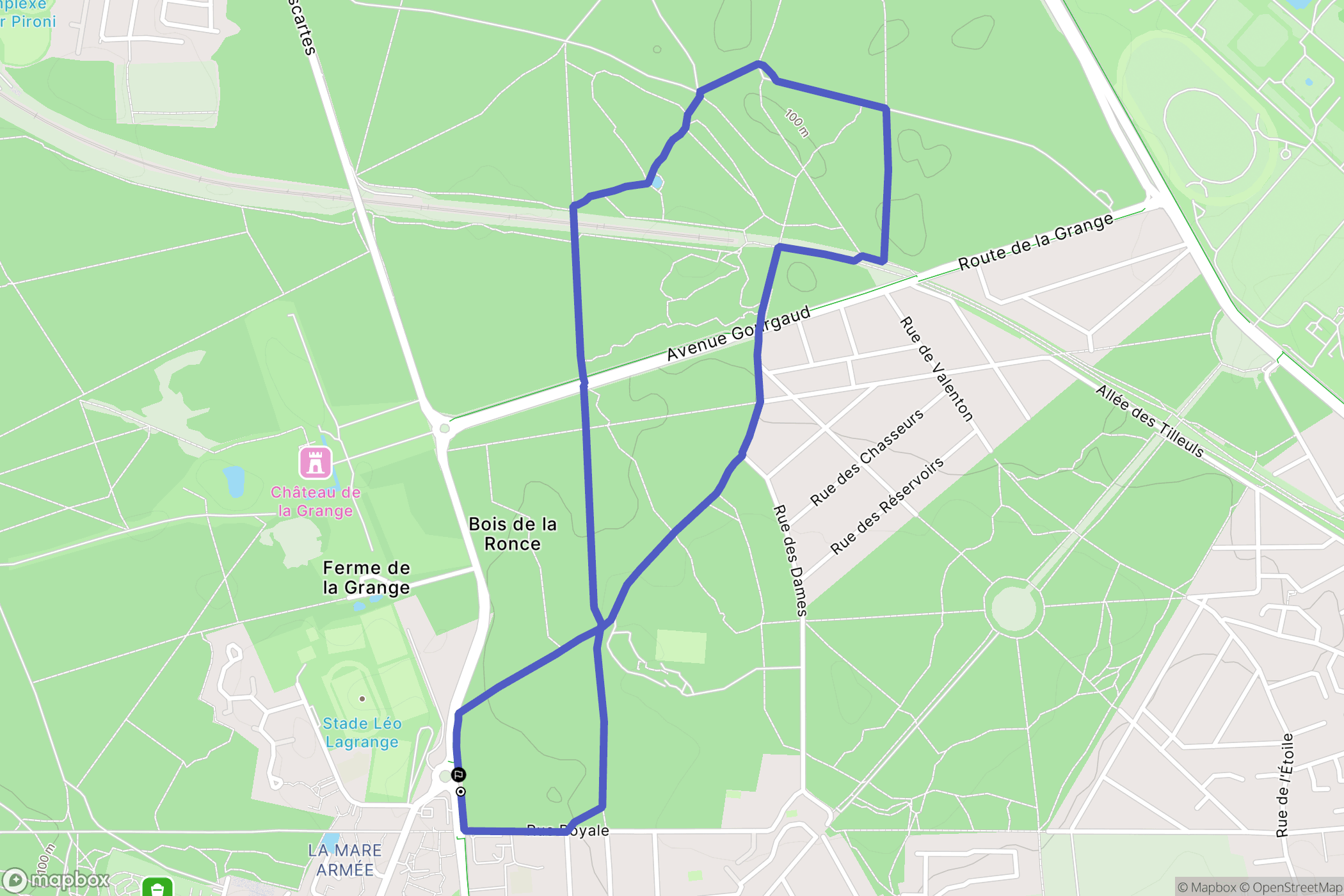 Limeil-Brévannes : carte du parcours de randonnée - France