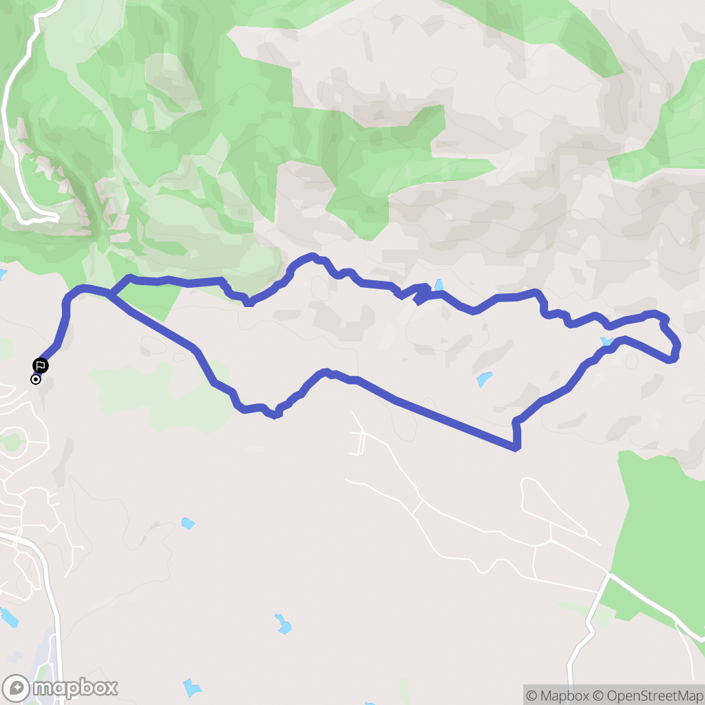 Roquebrune-sur-Argens : carte du parcours de randonnée - France