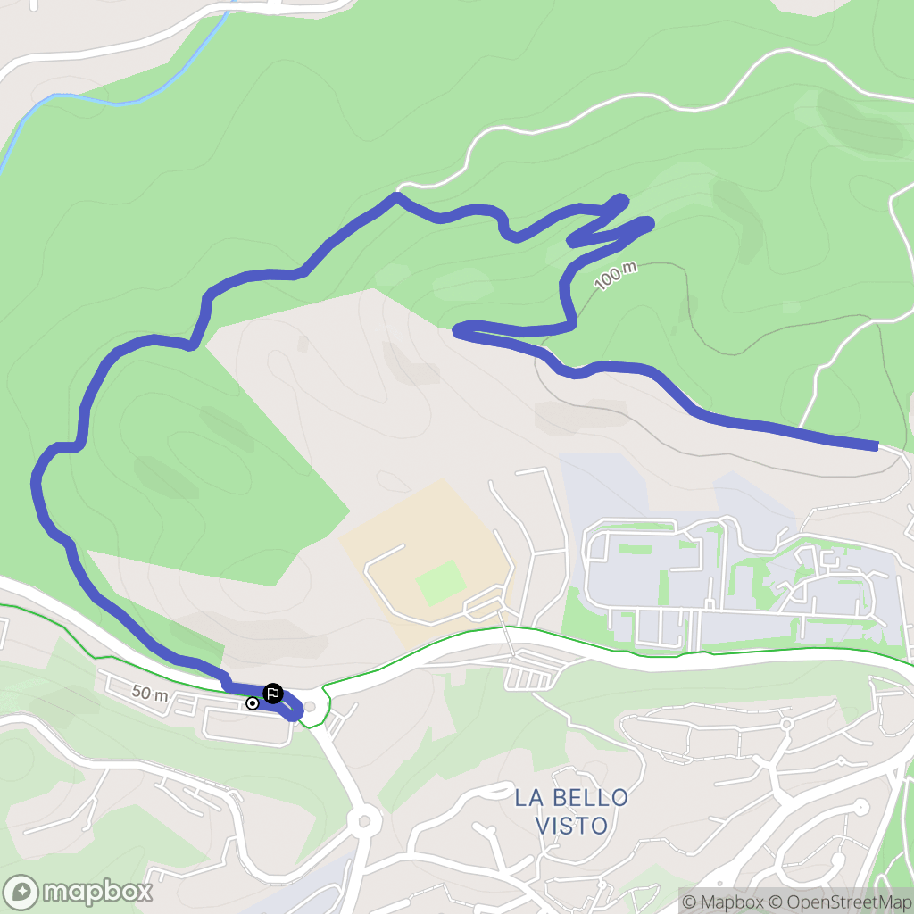 Saint-Raphaël : carte du parcours de randonnée - France