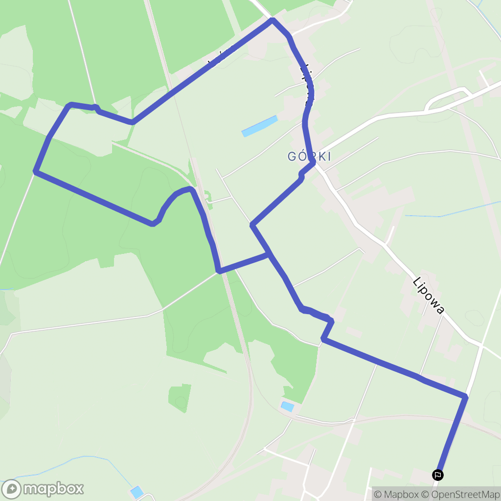 Bieruń: mapa trasy - Poland