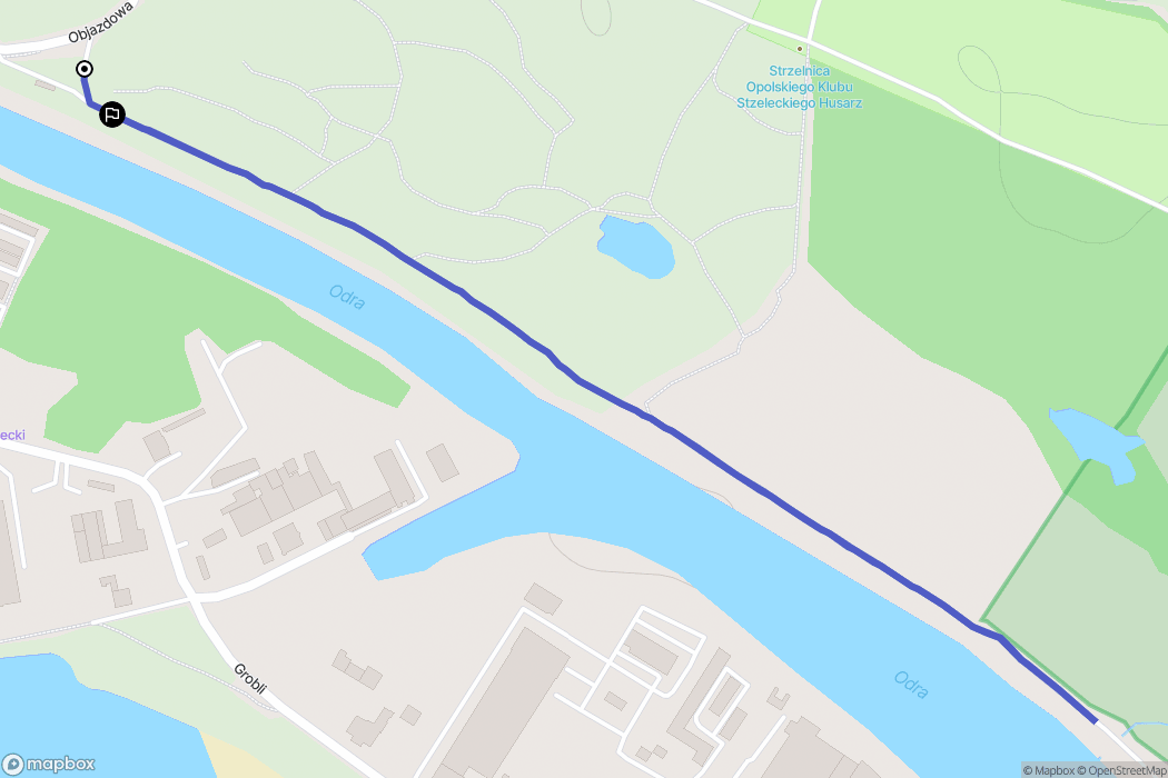 Brzeg: mapa trasy - Poland