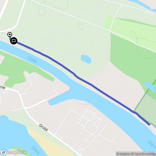 Brzeg: mapa trasy - Poland