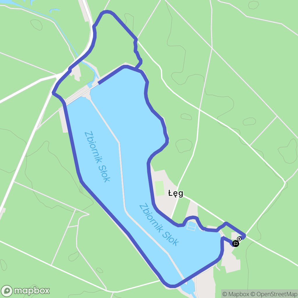 Cieślowizna: mapa trasy - Poland