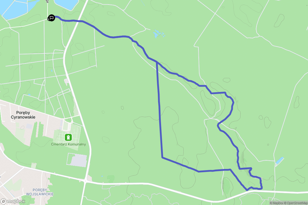 Mielec: mapa trasy - Poland