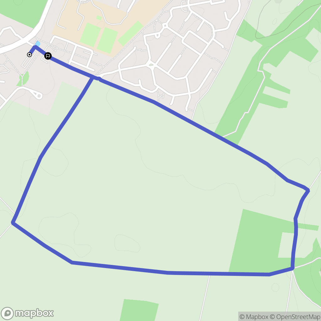 Magnanville : carte du parcours de randonnée - France