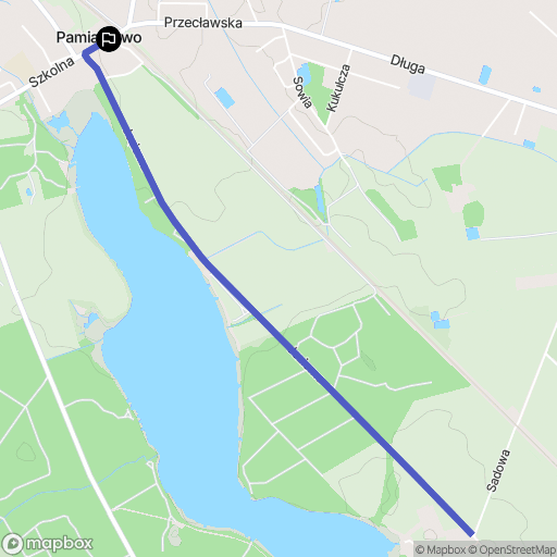 Pamiątkowo: mapa trasy - Poland