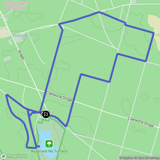 Karczew: mapa trasy - Poland