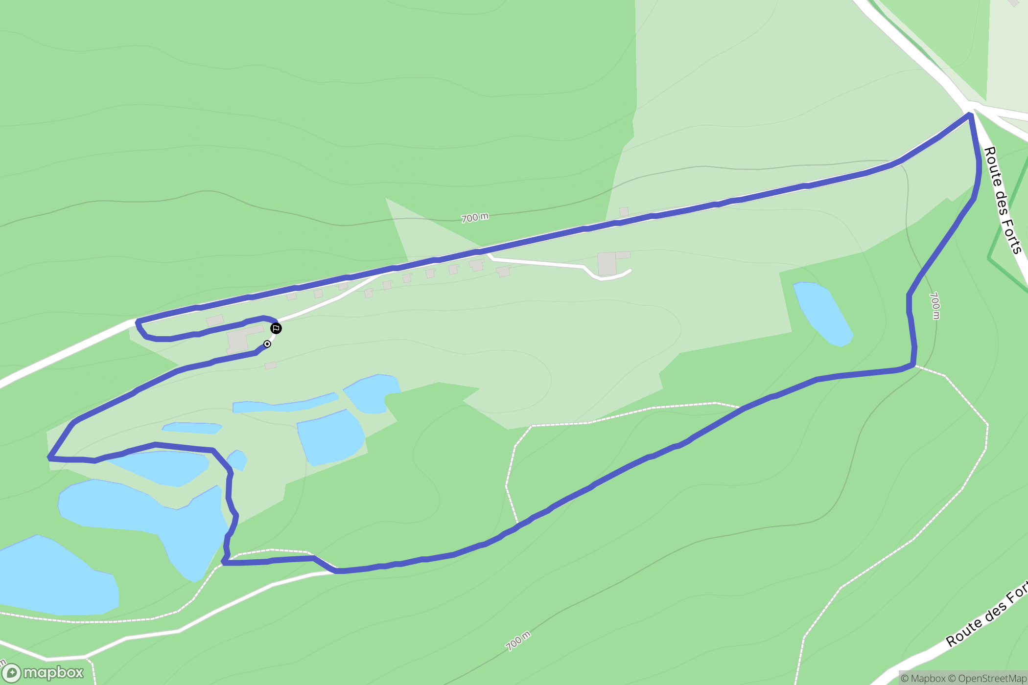 Girmont-Val-d'Ajol : carte du parcours de randonnée - France
