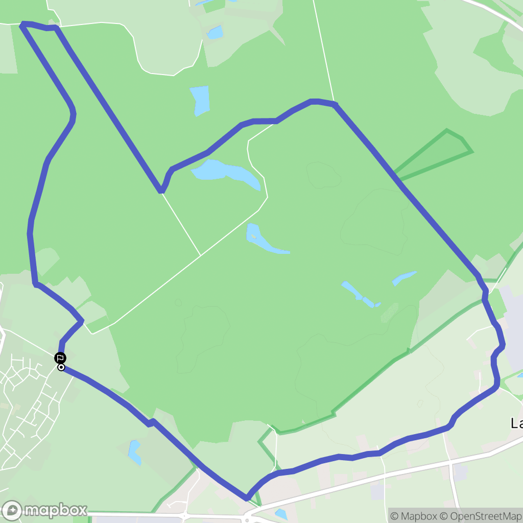 Arques : carte du parcours de randonnée - France