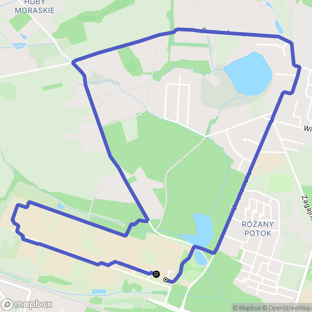 Poznań: mapa trasy - Poland