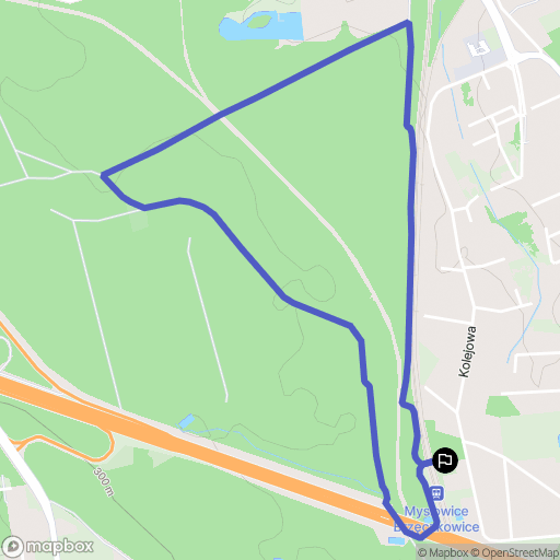 Mysłowice: mapa trasy - Poland