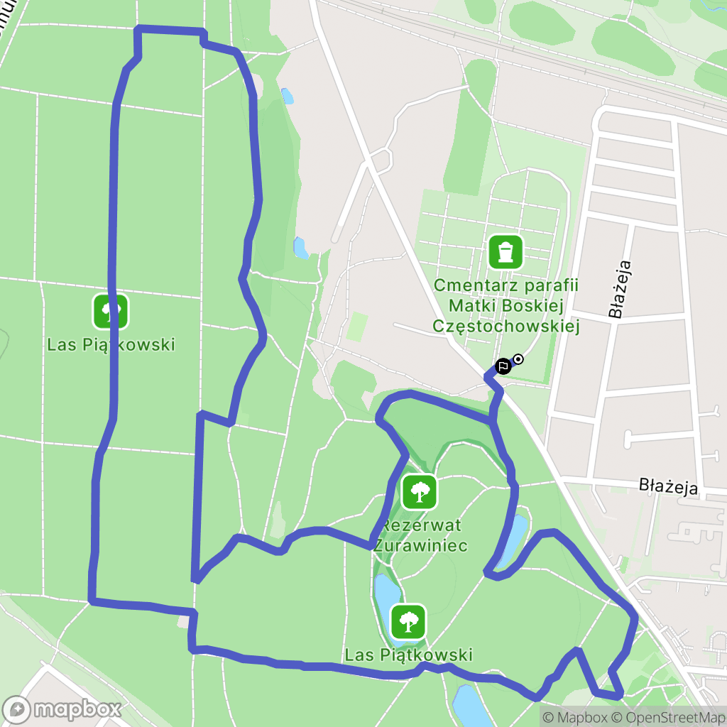 Poznań: mapa trasy - Poland