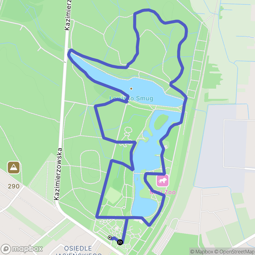 Sosnowiec: mapa trasy - Poland