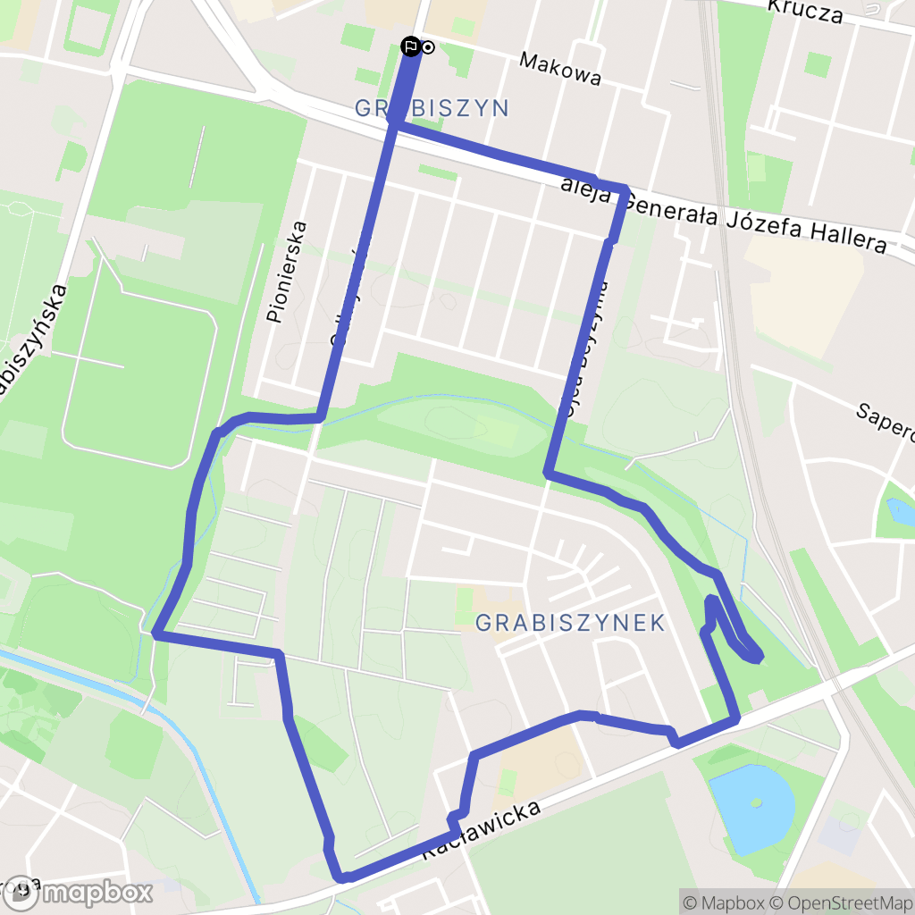 Wrocław: mapa trasy - Poland