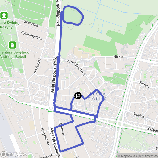 Białystok: mapa trasy - Poland