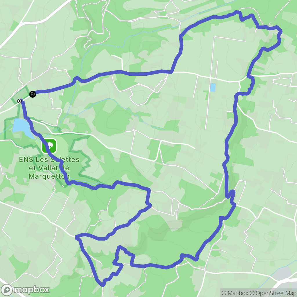Mormoiron : carte du parcours de randonnée - France