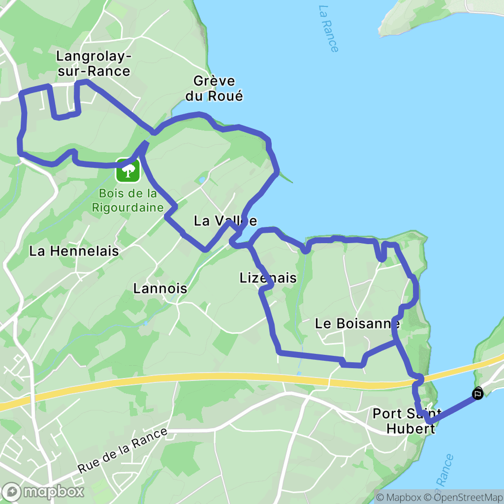 La Ville-ès-Nonais : carte du parcours de randonnée - France